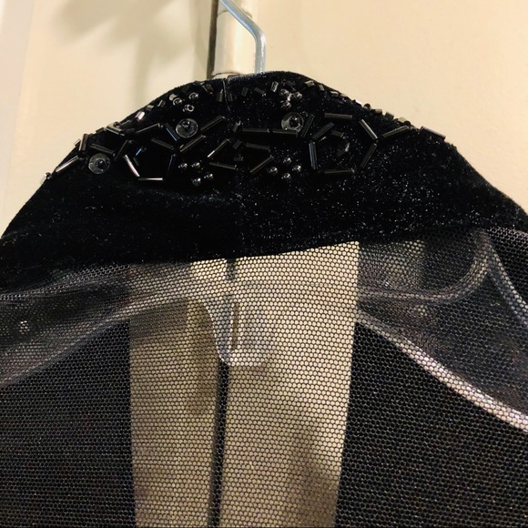 Evening Velvet & see through sleeves blouse!!! - Picture 4 of 4